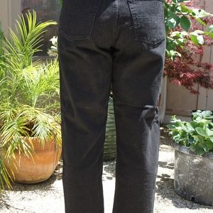 90s high waist black jeans